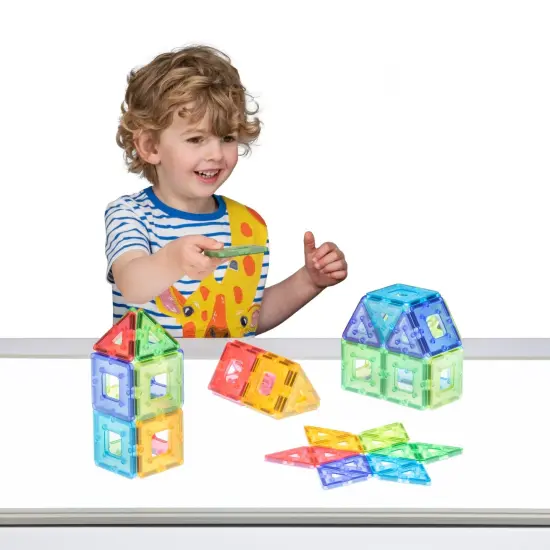 KinderMag Starter Set, Translucent, 48 Pieces {6}