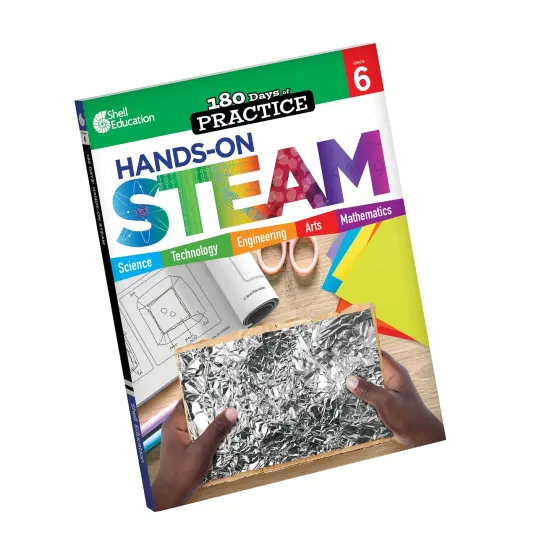 180 Days STEAM, Science, & Math Grade 6: 3-Book Set {2}