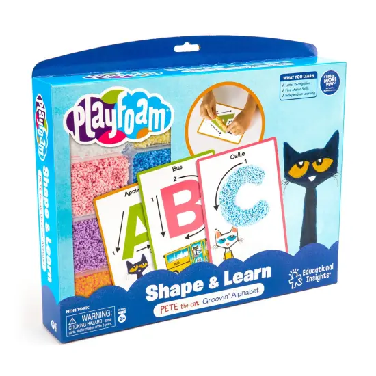Playfoam Shape & Learn Pete the Cat Groovin' Alphabet {4}