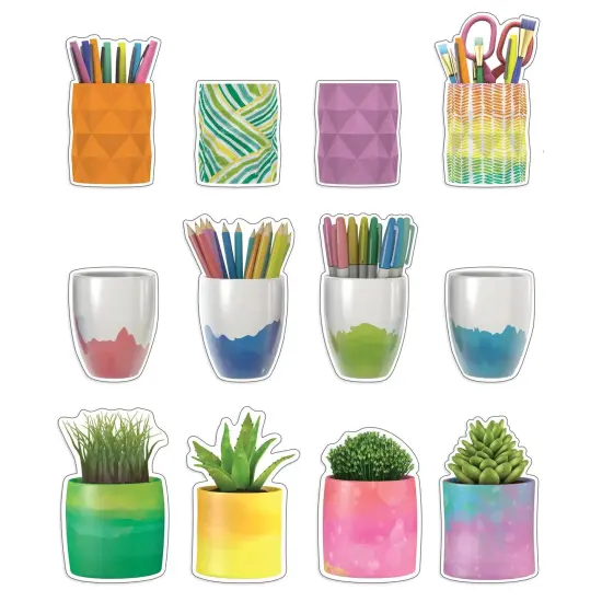 Creatively Inspired Planters & Cups Cut-Outs, 36 Per Pack, 3 Packs {1}