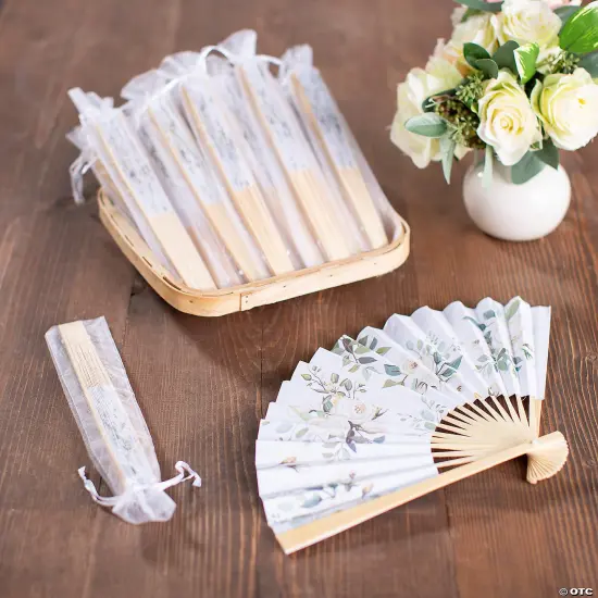 Bulk Floral Hand Fan Kit for 48 | RAHEEV&reg; {1}