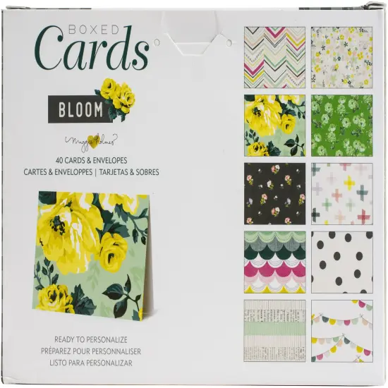 American Crafts A2 Cards W/Envelopes (4.375"X5.75") 40/Box-Maggie Holmes Bloom {2}