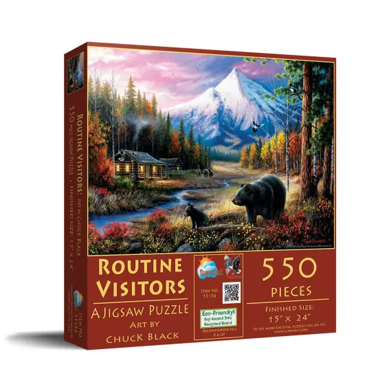 Sunsout Routine Visitors 550 pc Jigsaw Puzzle 55156 {3}