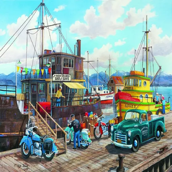 Sunsout Homer Spit Harbor 300 pc Jigsaw Puzzle 39963 {1}