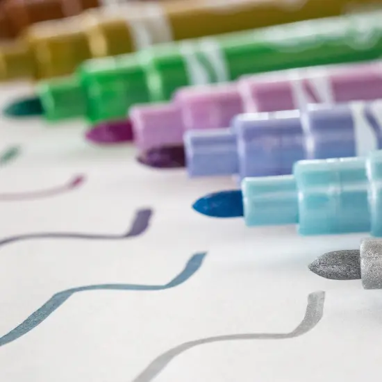 Crayola Metallic Markers-Shimmery Colors 8/Pkg {4}