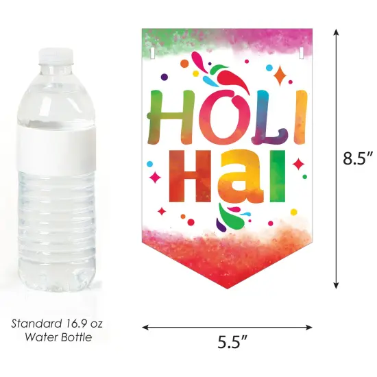 Big Dot of Happiness Holi Hai - Festival of Colors Party Bunting Banner - Party Decorations - Wishing You A Colorful Holi {3}