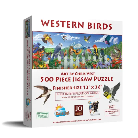 Sunsout Western Birds 500 pc Jigsaw Puzzle 71052 {3}