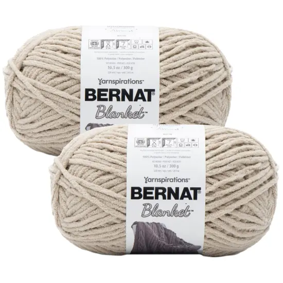 (Pack of 2) Bernat Blanket Big Ball Yarn-Almond {1}