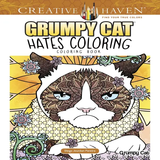 Creative Haven: Grumpy Cat Hates Coloring Coloring Book-Softcover {1}