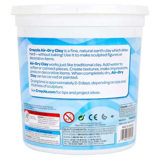 Crayola Air-Dry Clay 5lb-White {4}