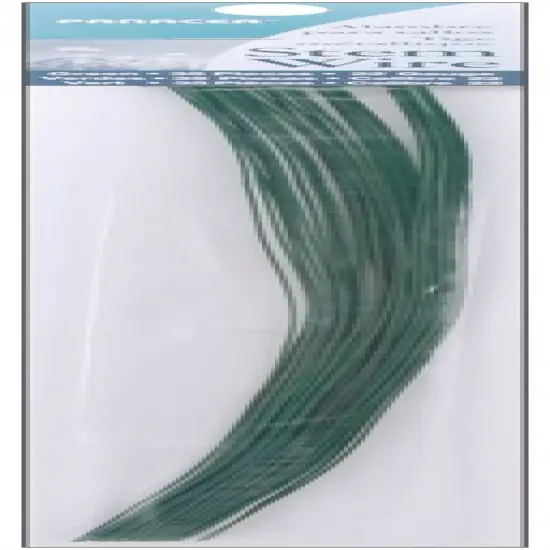 Panacea Stem Wire 22 Gauge 18" 35/Pkg-Green {1}