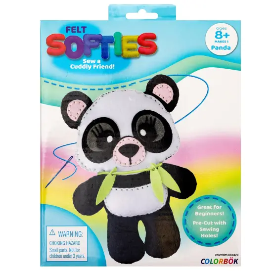 Colorbok Felt Softie Kit-Panda {1}