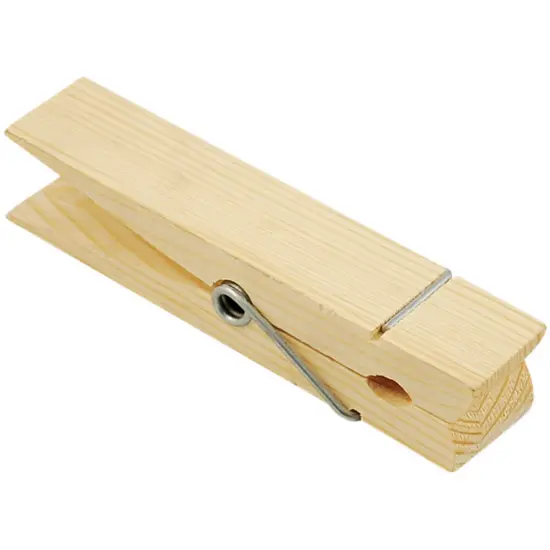 Multicraft Wood Jumbo Clothespin-Natural 5.875" 1/Pkg {1}