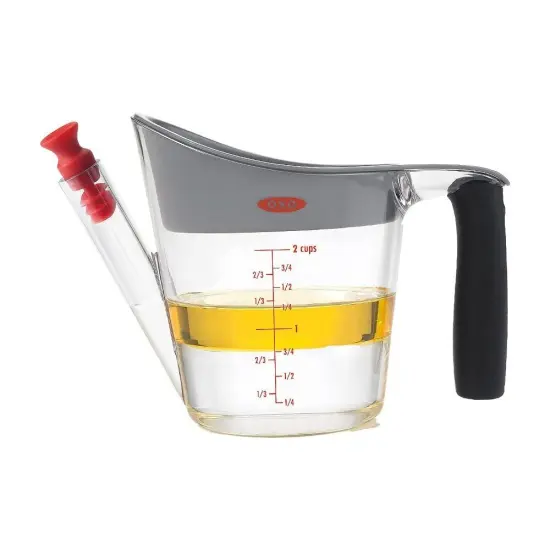 OXO Good Grips 2-Cup Fat Separator - Clear/White/Black {1}