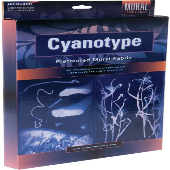 Jacquard Cyanotype Pretreated Mural Fabric 60"X84" {3}