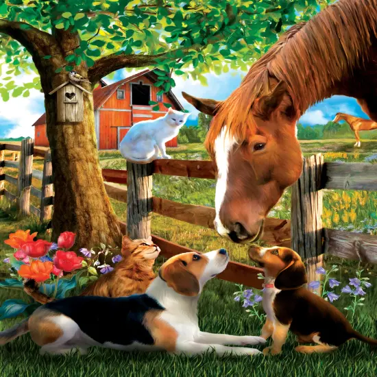 Sunsout Can We Be Friends 300 pc Jigsaw Puzzle 23023 {1}