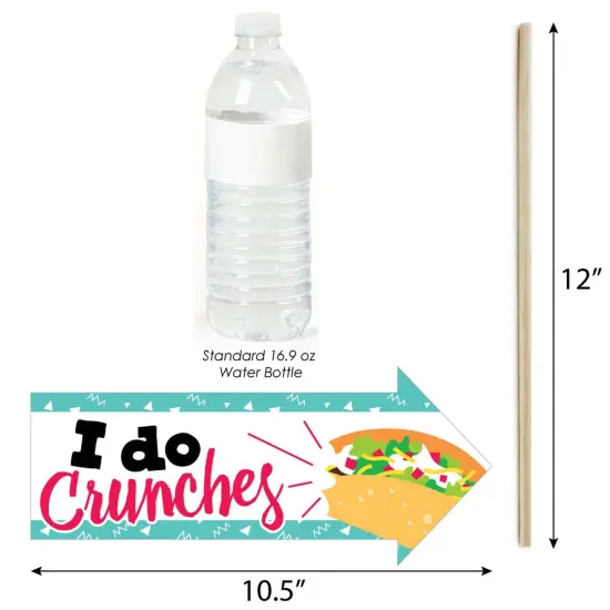 Big Dot of Happiness Funny Taco 'Bout Fun - Fiesta Photo Booth Props Kit - 10 Piece {4}
