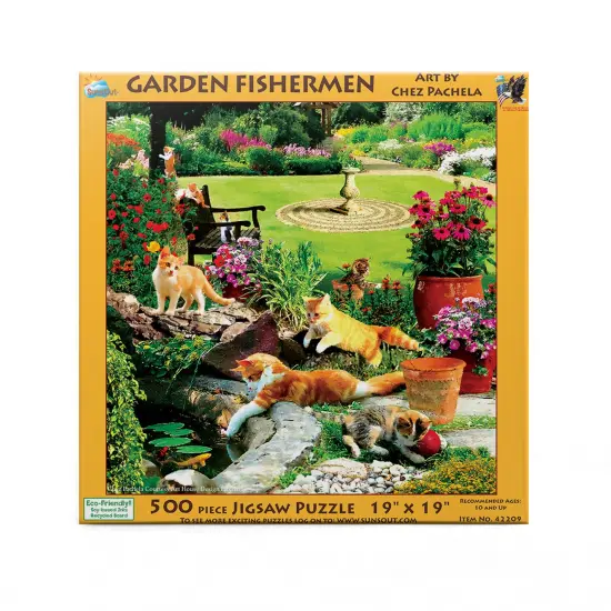 Sunsout Garden Fishermen 500 pc Jigsaw Puzzle 42209 {4}