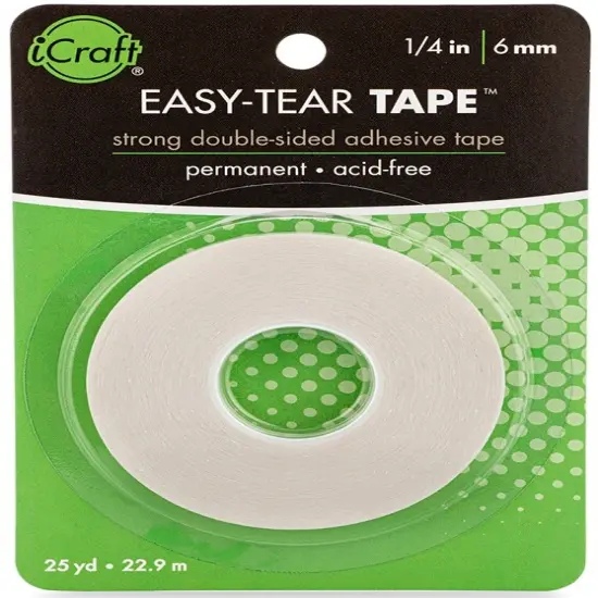 iCraft Easy-Tear Tape-.25"X25yd {1}