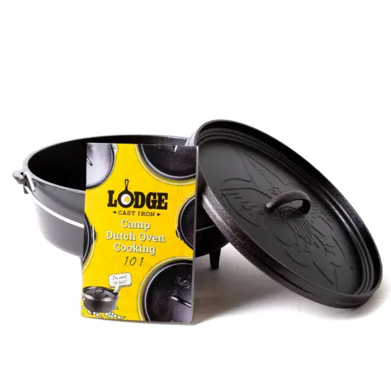 Lodge Boy Scouts of America Cast Iron Camp Dutch Oven, Pre-Seasoned, 6-Quart {5}