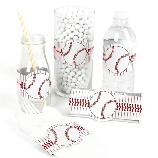 Big Dot of Happiness Batter Up - Baseball - DIY Party Supplies - Baby Shower or Birthday Party DIY Wrapper Favors & Decorations - Set of 15 {1}