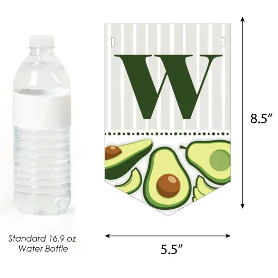 Big Dot of Happiness Hello Avocado - Fiesta Baby Shower Bunting Banner - Party Decorations - Welcome Baby {4}