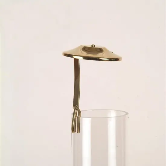 Solid Brass Clip-On Smoke Bell for Oil Lamp Chimneys {1}