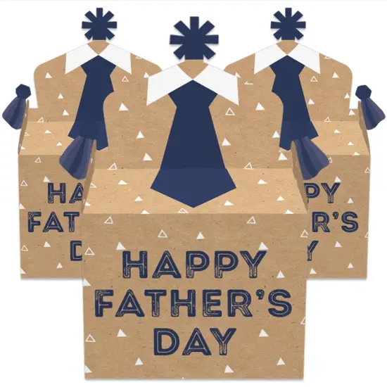 Big Dot of Happiness My Dad is Rad - Treat Box Party Favors - Father's Day Party Goodie Gable Boxes - Set of 12 {3}