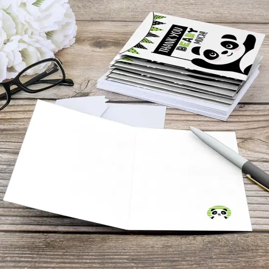 Big Dot of Happiness Party Like a Panda Bear - Baby Shower or Birthday Party Thank You Cards (8 count) {6}