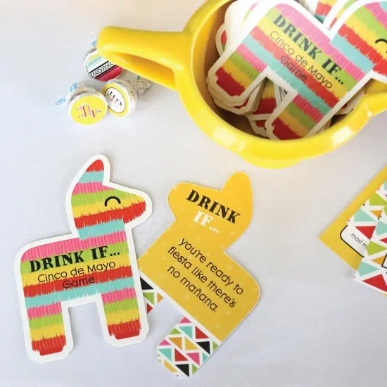 Big Dot of Happiness Drink If Game - Cinco de Mayo - Fiesta Party Game - 24 Count {6}