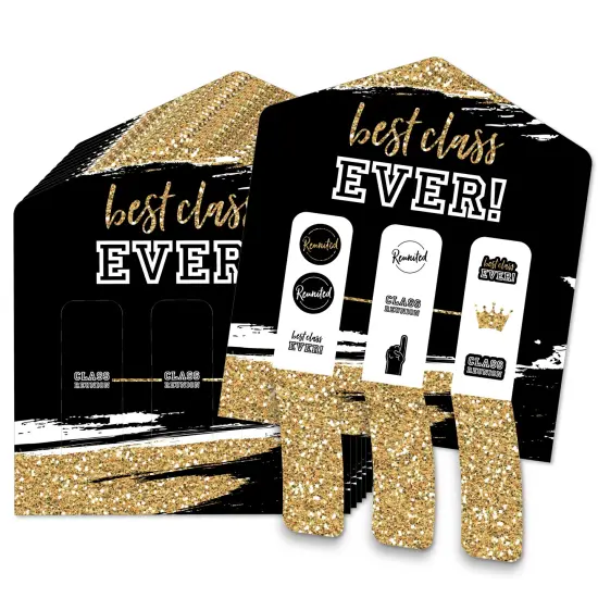 Big Dot of Happiness Reunited - School Class Reunion Party Game Pickle Cards - Pull Tabs 3-in-a-Row - Set of 12 {1}