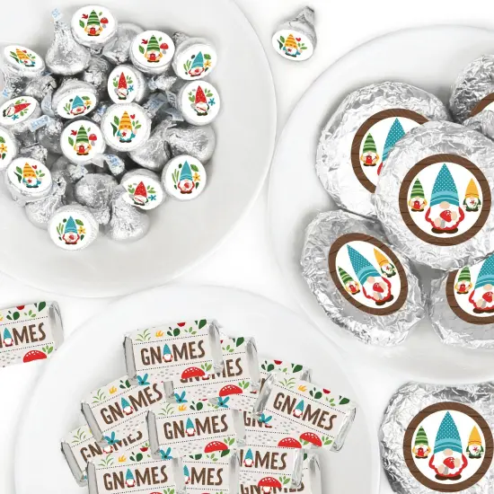 Big Dot of Happiness Garden Gnomes - Forest Gnome Party Candy Favor Sticker Kit - 304 Pieces {1}