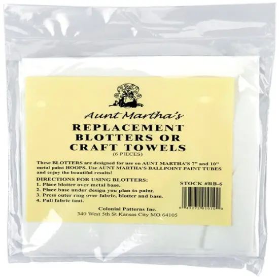 Aunt Martha's Replacement Blotters 6/Pkg {1}