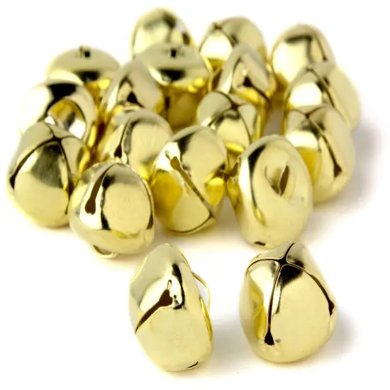 CousinDIY Jingle Bells 1" 18/Pkg-Gold {2}