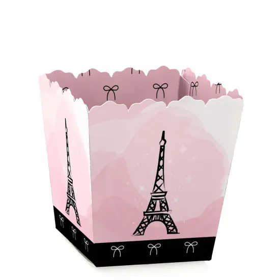 Big Dot of Happiness Paris, Ooh La La - Party Mini Favor Boxes - Paris Themed Baby Shower or Birthday Party Treat Candy Boxes - Set of 12 {1}
