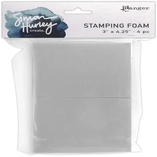 Simon Hurley create. Stamping Foam 3"X4.25"-4/Pkg {1}