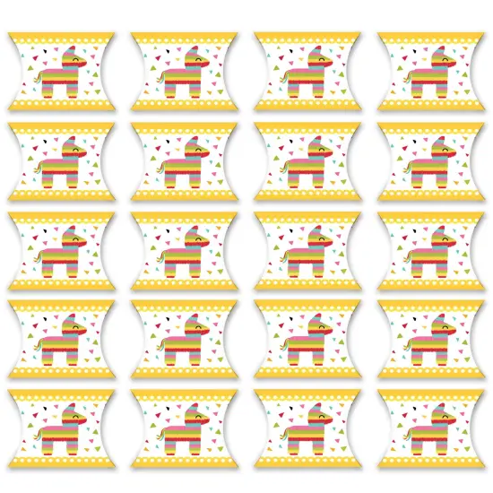 Big Dot of Happiness Let's Fiesta - Favor Gift Boxes - Fiesta Petite Pillow Boxes - Set of 20 {6}