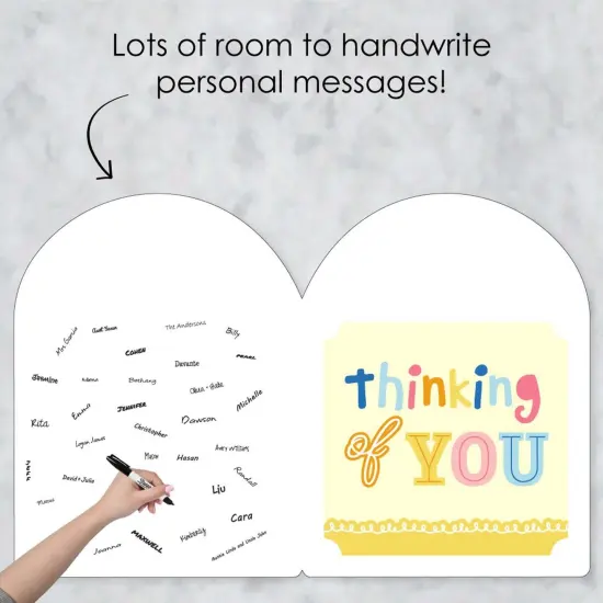 Big Dot of Happiness Better Days Ahead - Thinking of You Encouragement Giant Greeting Card - Big Shaped Jumborific Card {4}