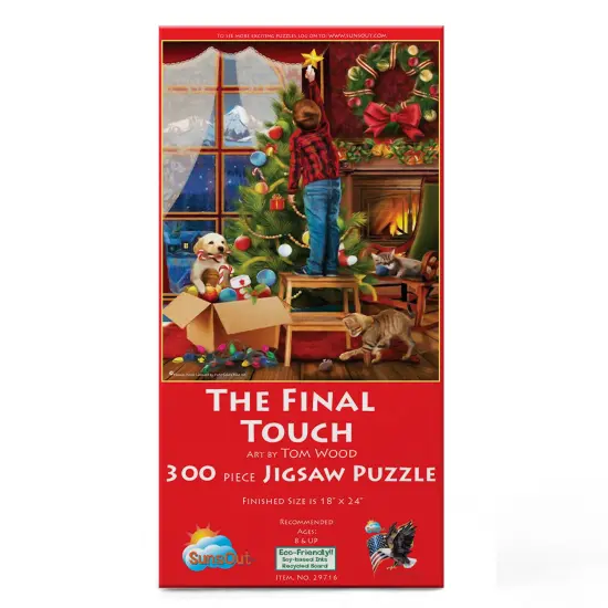 Sunsout The Final Touch 300 pc Christmas Jigsaw Puzzle 29716 {4}