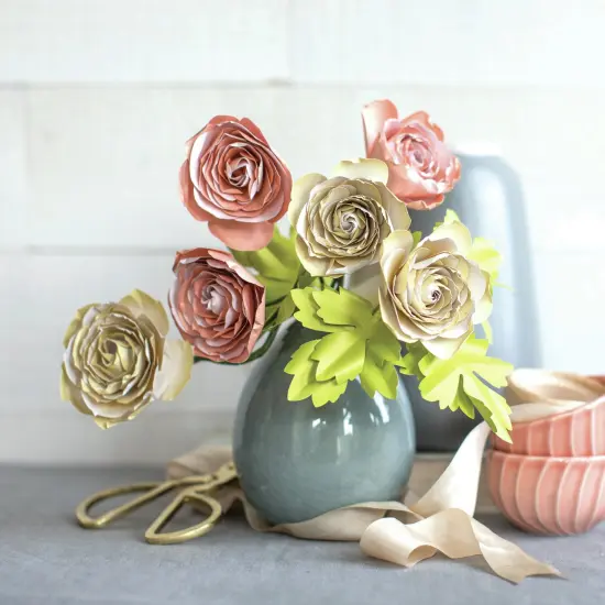 Lia Griffith Paper Stack 6"X6.5" 24/Pkg-Ranunculus {2}