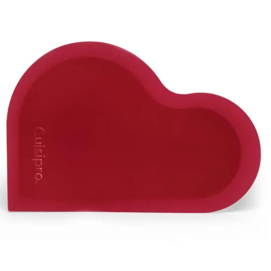 Cuisipro Flexible Silicone Bowl Scraper Cake Icing Decorator Red {1}