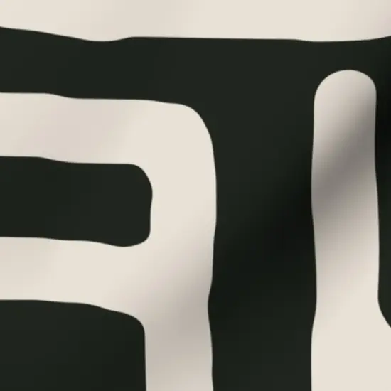 Various Fabrics by the Yard or Fat Quarter African Geometric Abstract Lines Beige Geo Modern Mod Dark Green Custom Printed Fabric by Spoonflower {7}