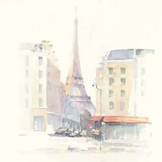 Paris Morning Square Poster Print by Avery Tillmon - Item # VARPDX22193 {1}