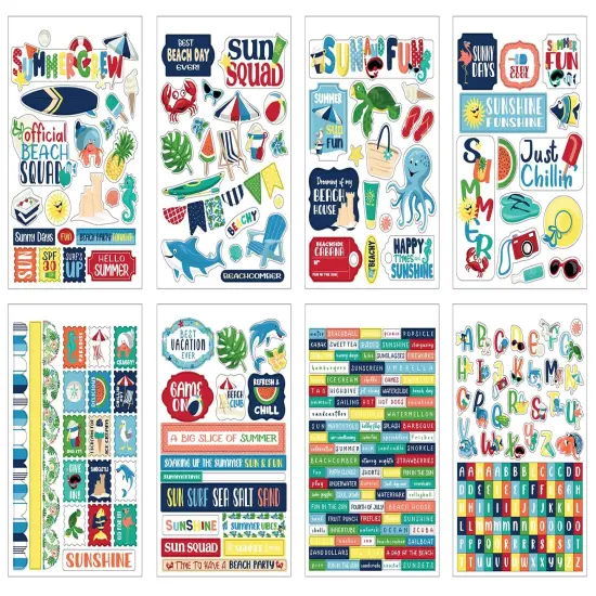 Carta Bella Sticker Book-Beach Party {3}