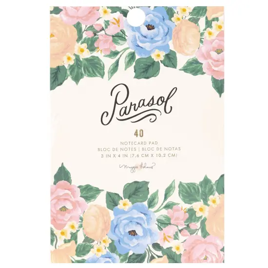 Maggie Holmes Parasol Notecard Pad 40/Pkg-3"X4" {1}