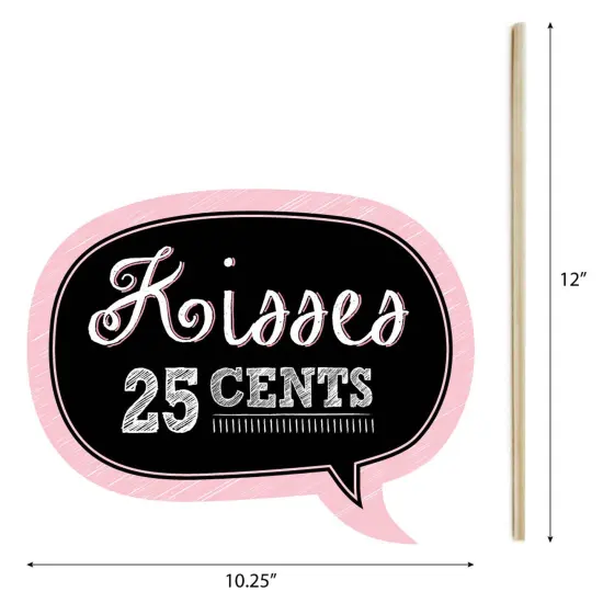 Big Dot of Happiness Valentine's Day - Photo Booth Props Kit - 20 Count {7}