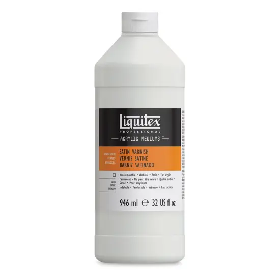 Liquitex Acrylic Varnish - Satin, 32 oz bottle {1}