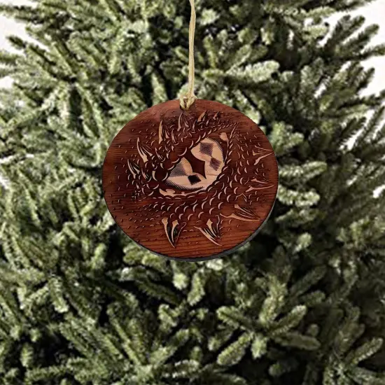Dragons Eye - Cedar Ornament {2}