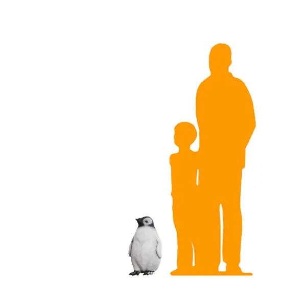 Young Penguin Statue {2}