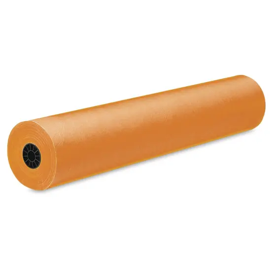 Rainbow Duo-Finish Economy Kraft Paper - 36" x 1000 ft, Orange {1}